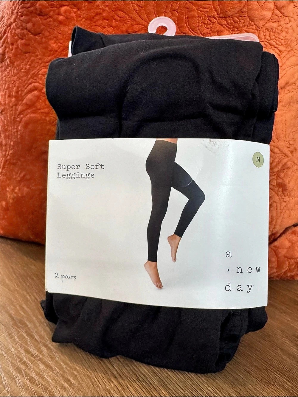 a new day Super Soft Legging Black M (8-10) NWT 2pack